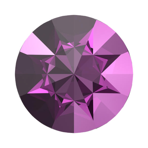Swarovski Round Stones 1185 pp 9 Amethyst