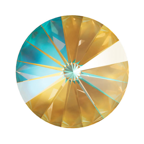 Swarovski Round Stones 1122 12 mm Crystal Ochre Delite
