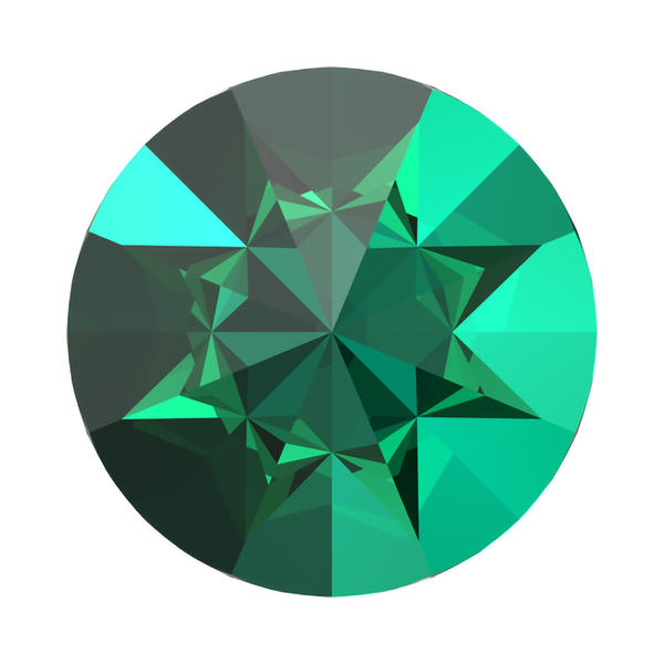 Swarovski Round Stones 1185 pp 9 Emerald