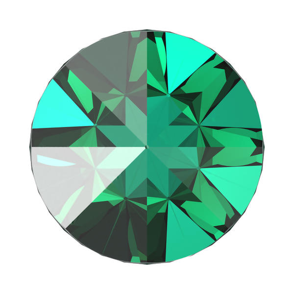 Swarovski Round Stones 1185 pp 14 Emerald