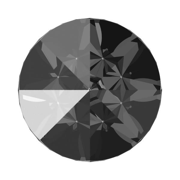 Swarovski Round Stones 1185 pp 14 Crystal Silver Night