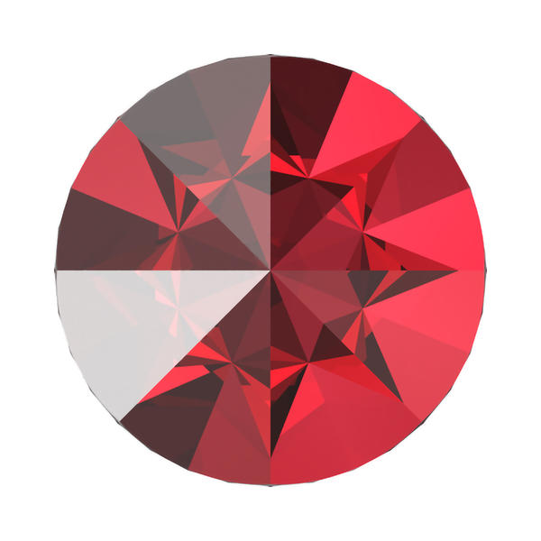 Swarovski Round Stones 1185 pp 22 Scarlet