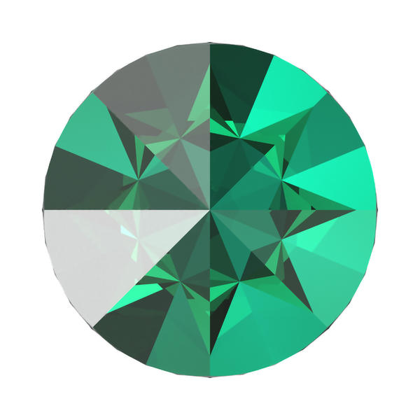 Swarovski Round Stones 1185 pp 22 Emerald