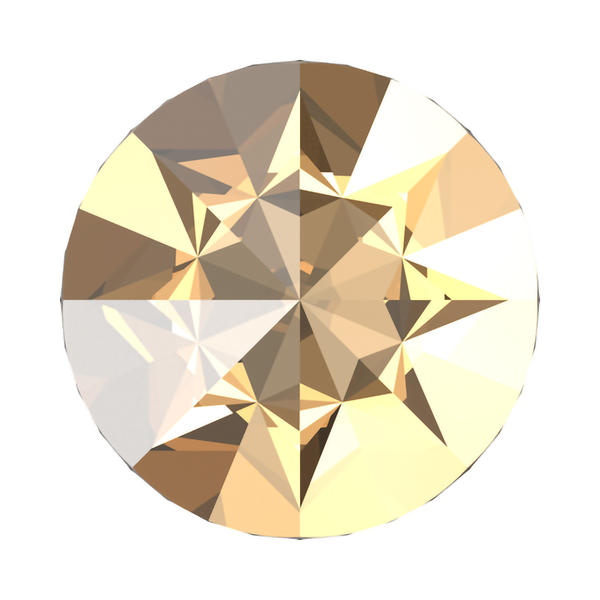 Swarovski Round Stones 1185 pp 22 Light Colorado Topaz