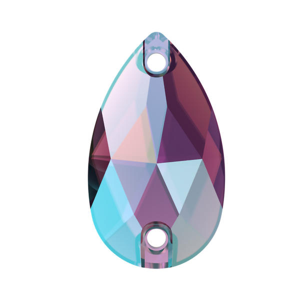 Swarovski Sew-on Crystals 3230 12 x 7 mm Amethyst Shimmer F
