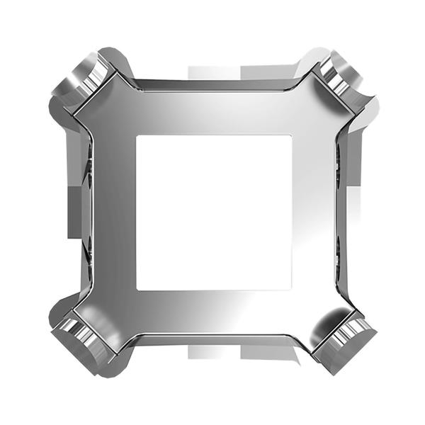 Swarovski Fancy Stone Settings 4499/S 6 mm Rhodium 3PH2OH