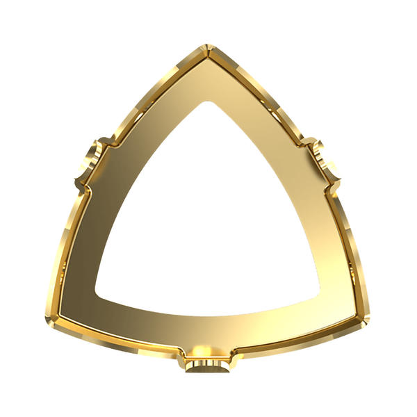Swarovski Fancy Stone Settings 4799/S 14 x 14,3 mm Gold 3PH2O3