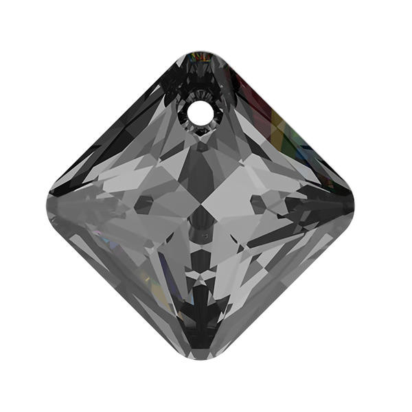 Swarovski Crystal Pendants 6431 11,5 mm Crystal Silver Night