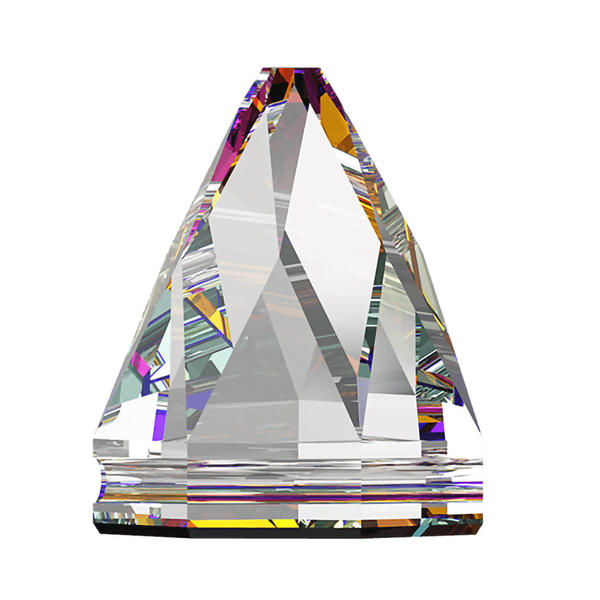 Swarovski Sew-on Crystals 3297 10 x 10 mm Crystal Volcano F