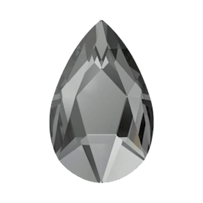 Swarovski Flatback Crystals 2303 14 x 9 mm Crystal Silver Night F