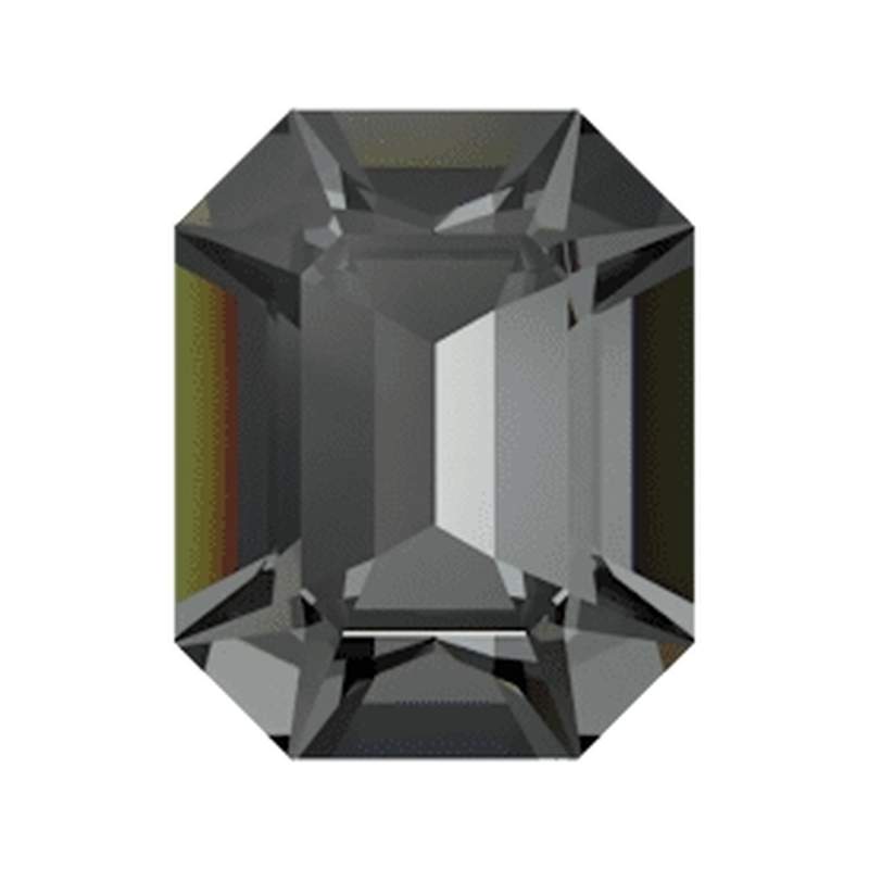 Swarovski Fancy Stones 4600 10 x 8 mm Crystal Silver Night F
