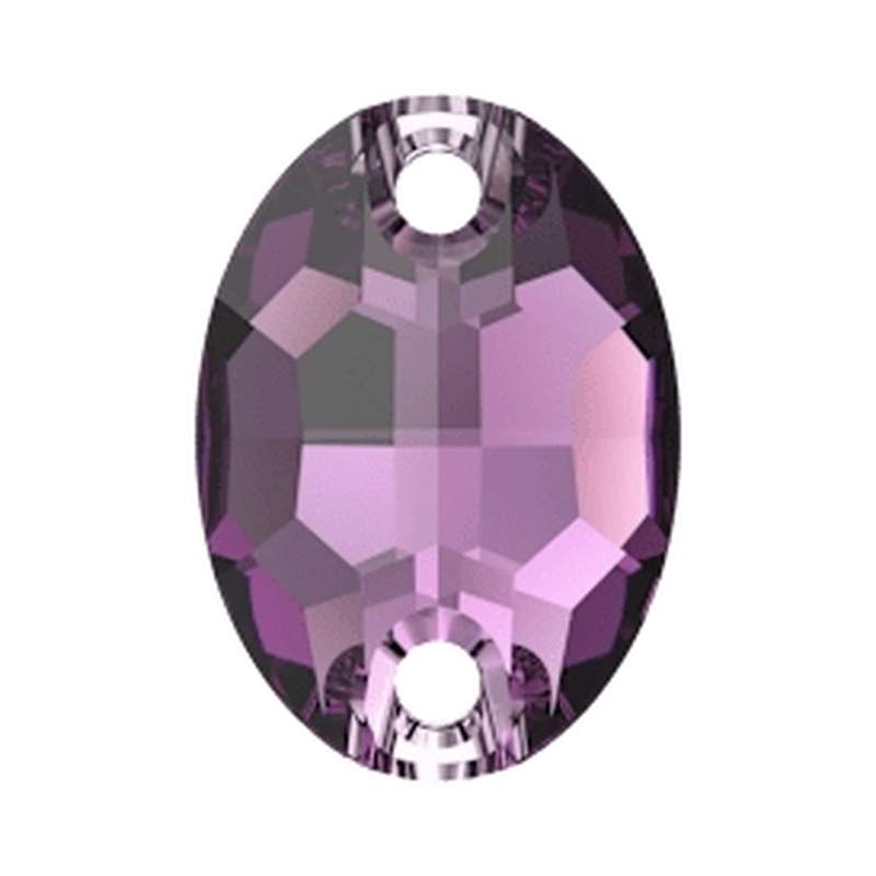 Swarovski Sew-on Crystals 3210 10 x 7 mm Amethyst F