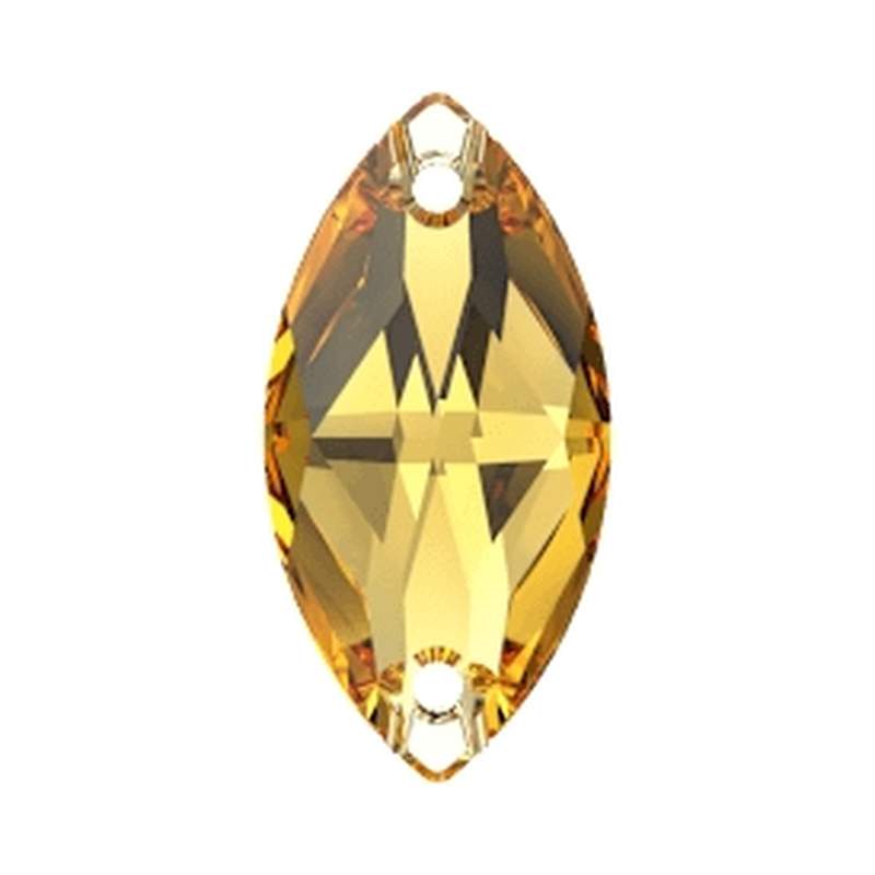 Swarovski Sew-on Crystals 3223 18 x 9 mm Sunflower F