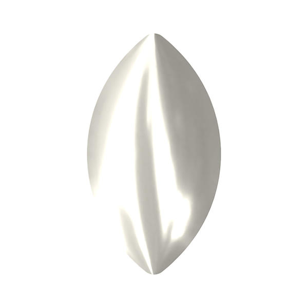 Swarovski Flatback Crystals 2208/4 10 x 5,5 mm Crystal White Pearl F
