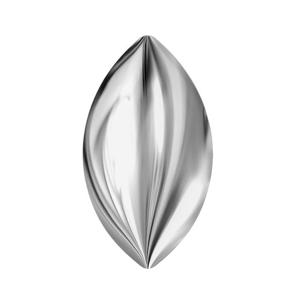 Swarovski Flatback Crystals 2208/4 8 x 4,5 mm Crystal Light Chrome F