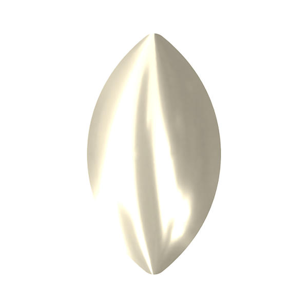Swarovski Hotfix Crystals 2208/4 10 x 5,5 mm Crystal Cream Pearl W_PRHF