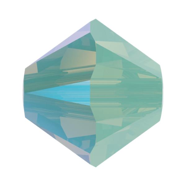 Swarovski Crystal Beads 5328 5 mm Chrysolite Opal Shimmer