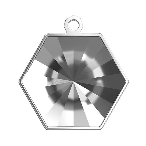 Swarovski Fancy Stone Settings 4699/J 14 x 16 mm 3P1TCH