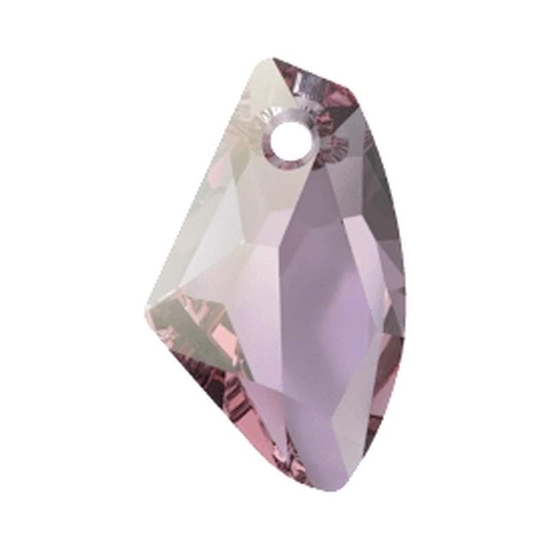 Swarovski Crystal Pendants 6656 19 mm Light Rose Blue Shade