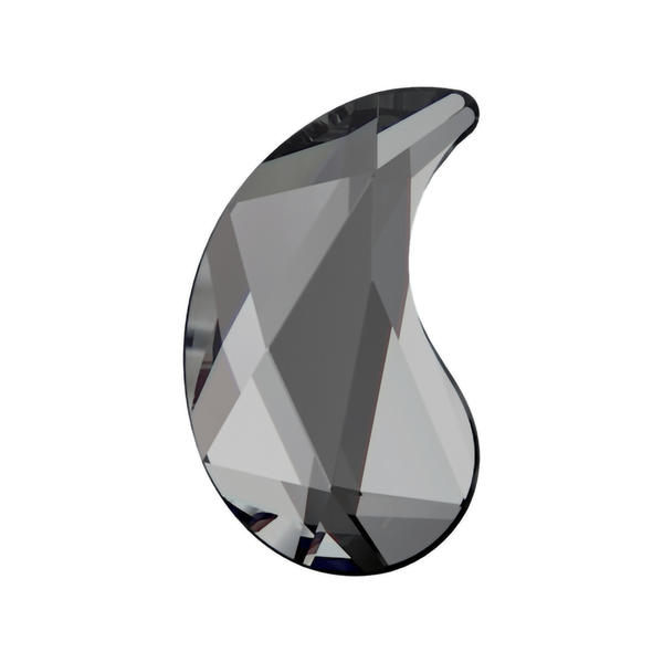 Swarovski Flatback Crystals 2364 10 x 6 mm Crystal Silver Night Unfoiled