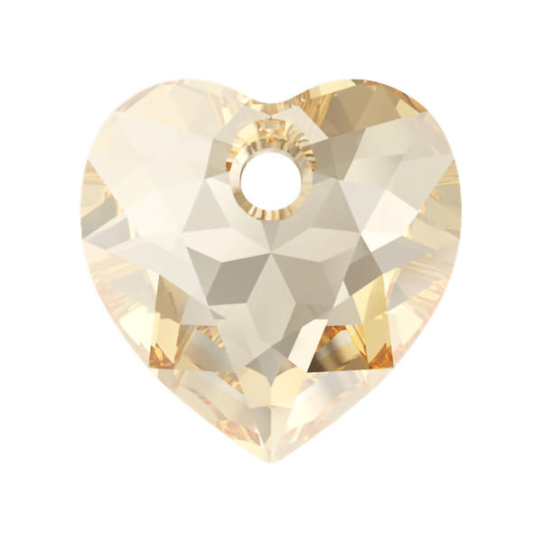 Swarovski Crystal Pendants 6432 8 mm Crystal Golden Shadow