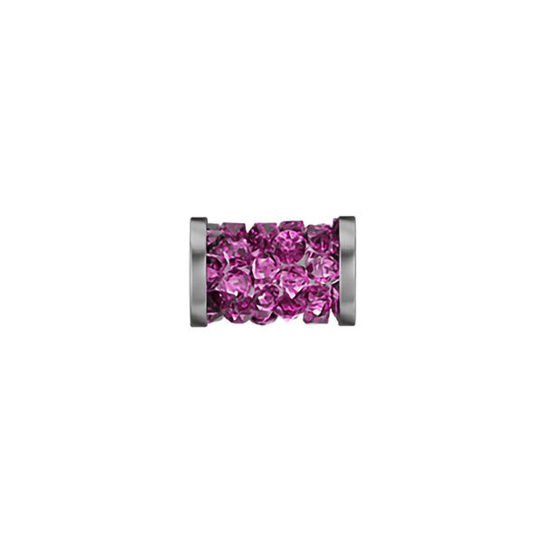 Swarovski Crystal Beads 5950 8 mm Fuchsia STEEL