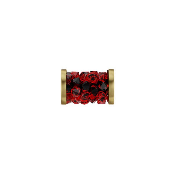 Swarovski Crystal Beads 5950 8 mm Light Siam GOLD