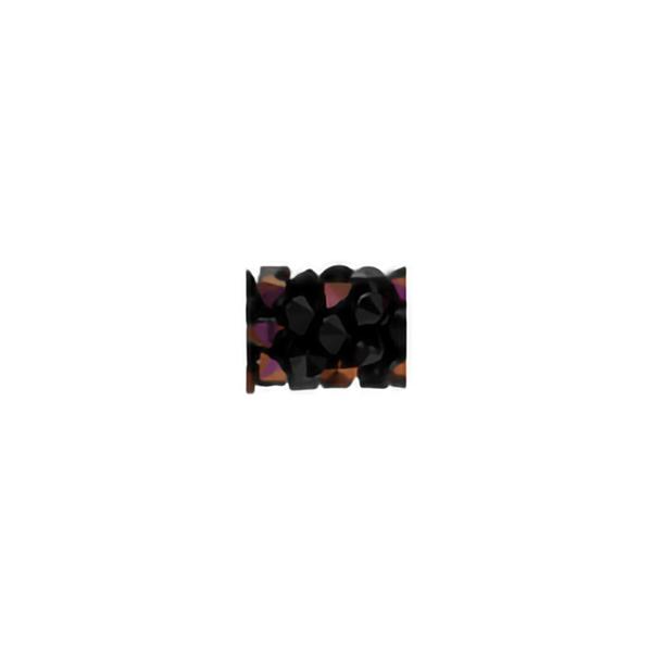Swarovski Crystal Beads 5951 8 mm Jet Astral Pink