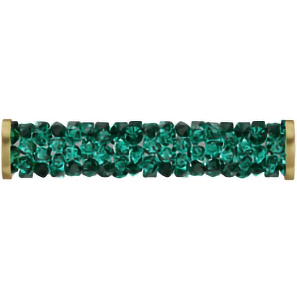 Swarovski Crystal Beads 5950 30 mm Emerald GOLD