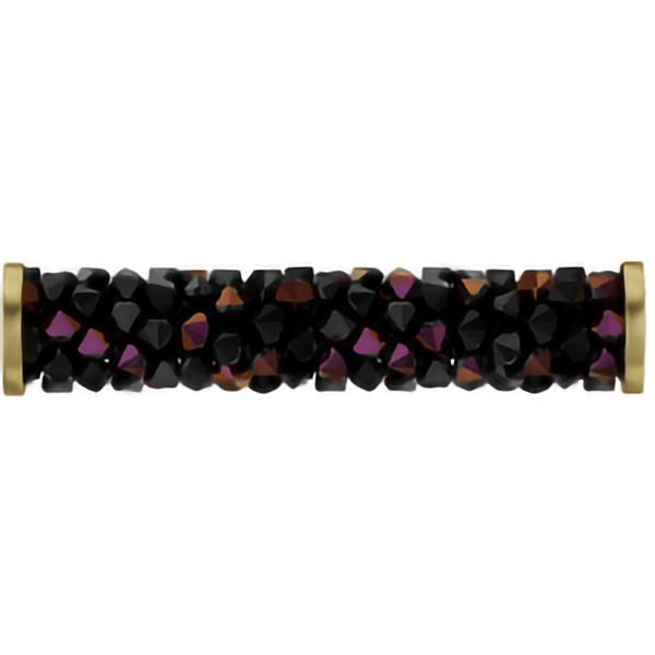 Swarovski Crystal Beads 5950 30 mm Jet Astral Pink GOLD