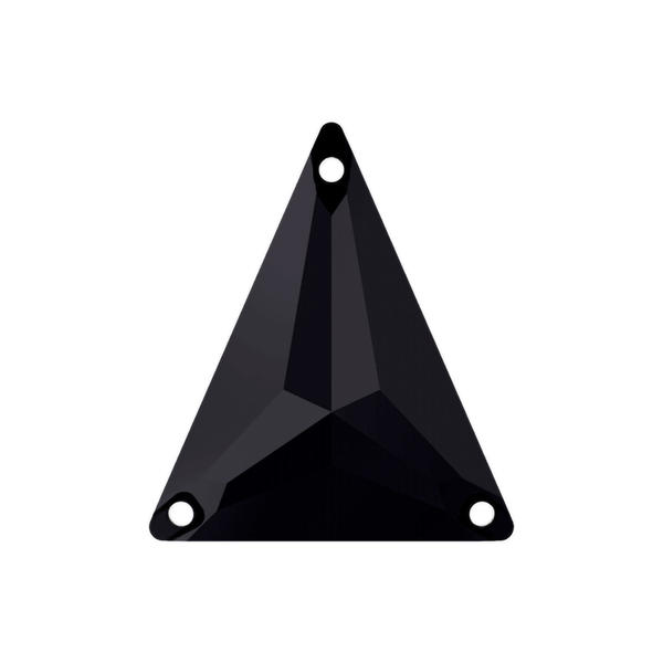 Swarovski Sew-on Crystals 3271 25 x 28,7 mm Jet