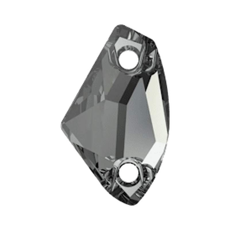 Swarovski Sew-on Crystals 3256 14 x 8,5 mm Crystal Silver Night F