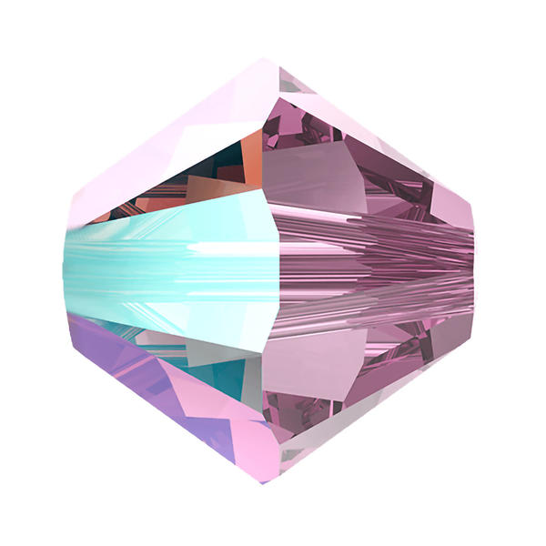 Swarovski Crystal Beads 5328 5 mm Light Amethyst Shimmer