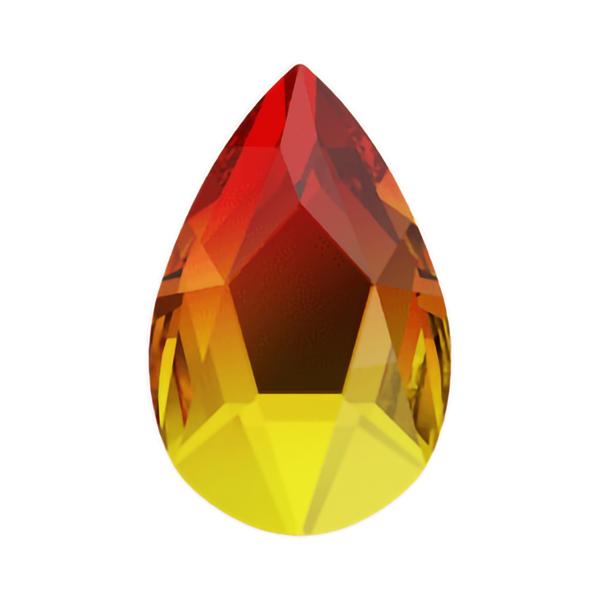 Swarovski Flatback Crystals 2303 14 x 9 mm Fireopal F