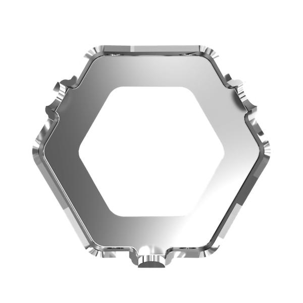 Swarovski Fancy Stone Settings 4683/S 10 x 11,2 mm Rhodium 3PH2OH
