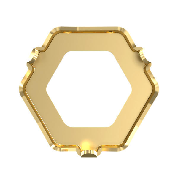 Swarovski Fancy Stone Settings 4683/S 10 x 11,2 mm Gold 3PH2O3