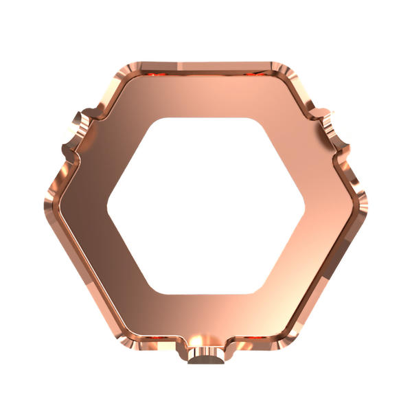 Swarovski Fancy Stone Settings 4683/S 10 x 11,2 mm Brass 3PH2OZ