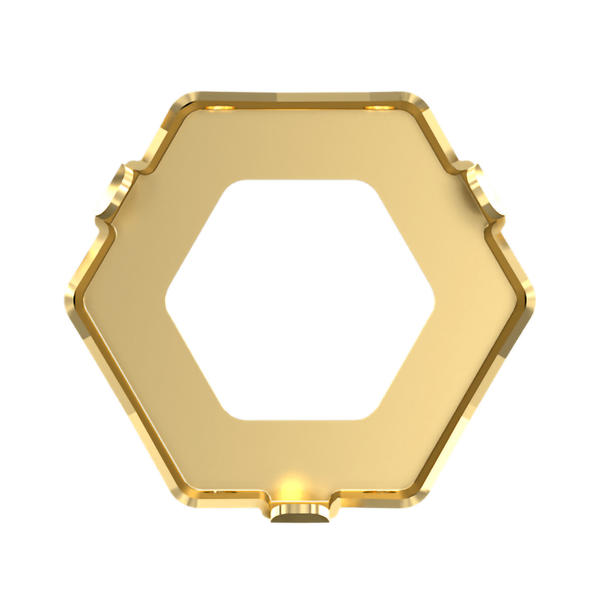Swarovski Fancy Stone Settings 4683/S 14 x 15,8 mm Gold 3PH2O3