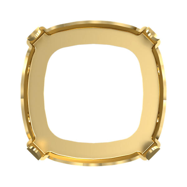 Swarovski Fancy Stone Settings 4483/S 12 mm Gold 3PH2O3