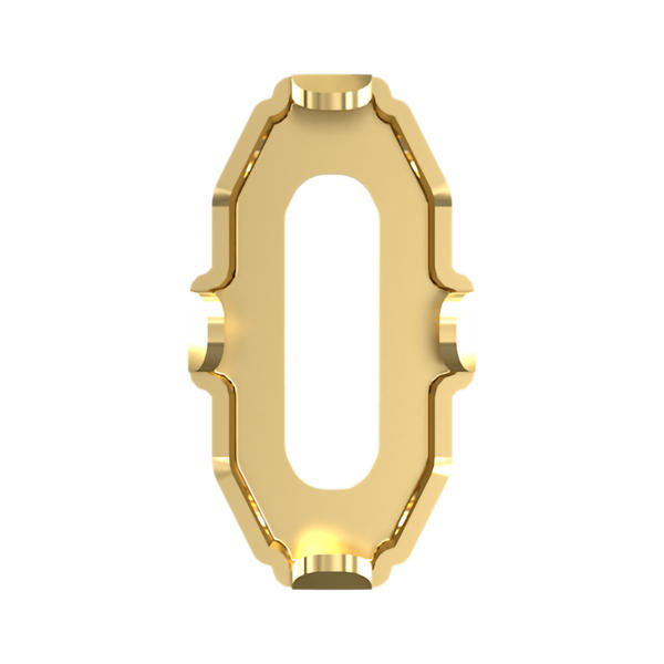 Swarovski Fancy Stone Settings 4595/S 8 x 4 mm Gold 3PH2O3