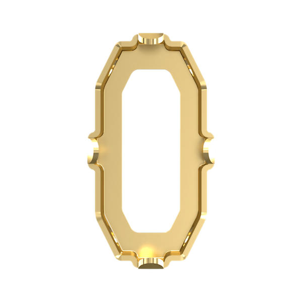 Swarovski Fancy Stone Settings 4595/S 12 x 6 mm Gold 3PH2O3
