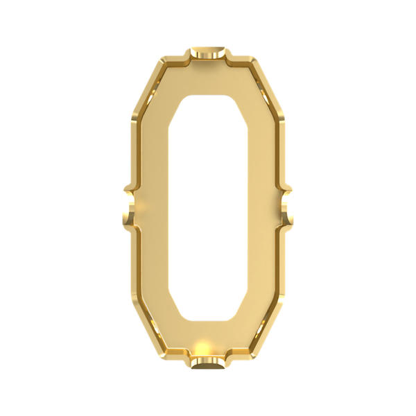 Swarovski Fancy Stone Settings 4595/S 16 x 8 mm Gold 3PH2O3