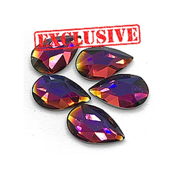 Swarovski Flatback Crystals 2303 8 x 5 mm Crystal Volcano F