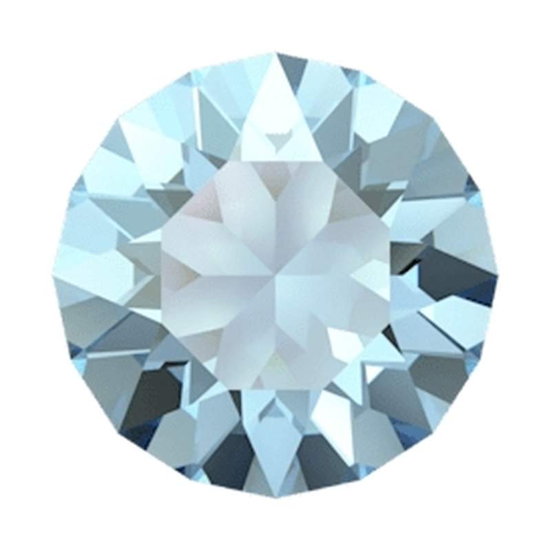 Swarovski Round Stones 1088 pp 32 Aquamarine Moonlight