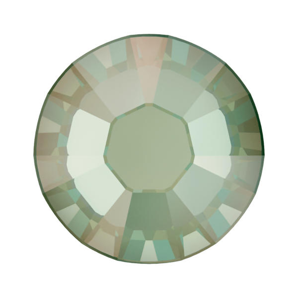 Swarovski Hotfix Crystals 2038 ss 10 Crystal Silky Sage Delite HFT