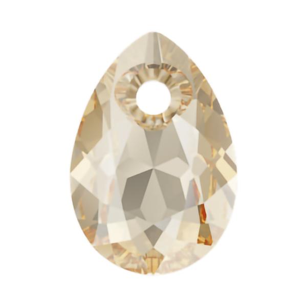 Swarovski Crystal Pendants 6433 9 mm Crystal Golden Shadow