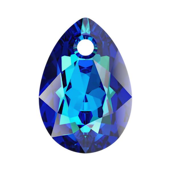 Swarovski Crystal Pendants 6433 11,5 mm Crystal Bermuda Blue P