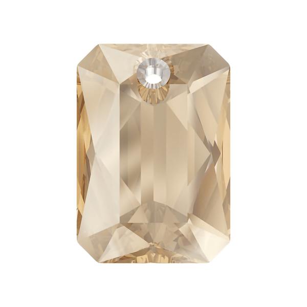 Swarovski Crystal Pendants 6435 16 mm Crystal Golden Shadow