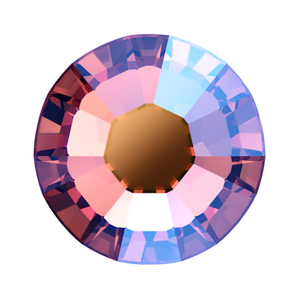 Swarovski Hotfix Crystals 2038 ss 6 Rose Peach Shimmer A HF