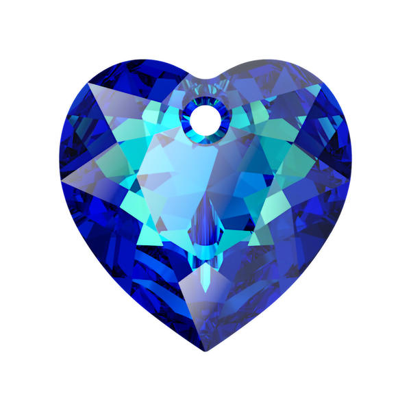 Swarovski Crystal Pendants 6432 14,5 mm Crystal Bermuda Blue P